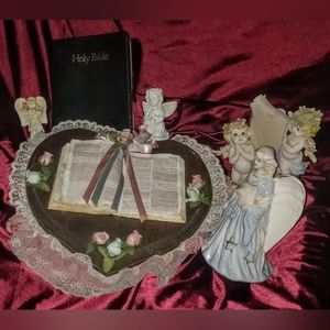 6 Piece Christian Set: Angels and Bibles